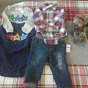 18-24 tops Jeans' 12-18 months boys NEW outfit!!